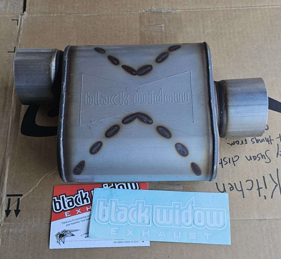 New black widow Exhaust  race Venom