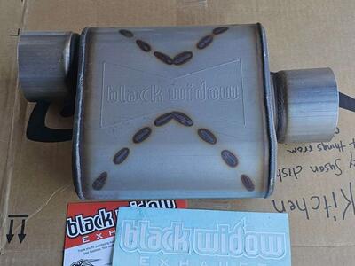 New black widow Exhaust race Venom