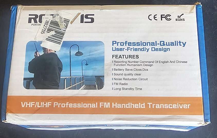 New Retecvis portable 2 way radio