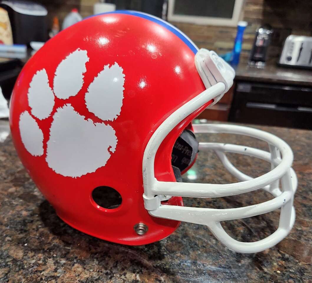 Clermson University Franklin play football helmet