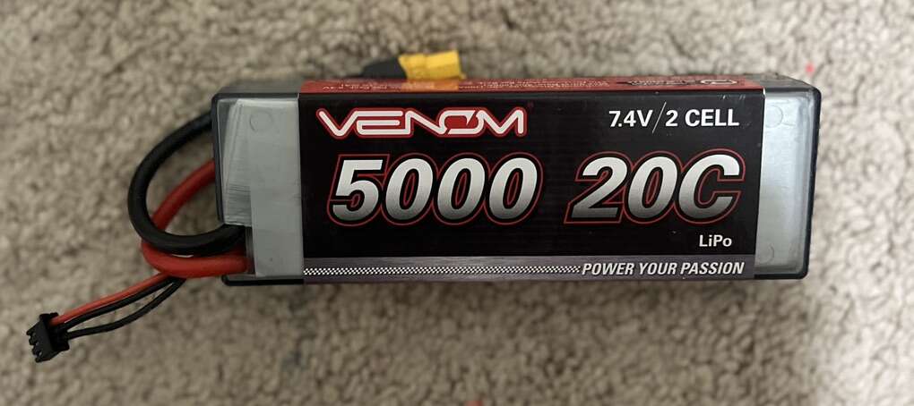Venom 7.4v 2 Cell Lipo Battery
