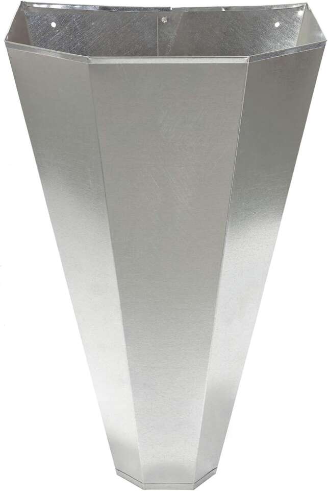 Little Giant Restraining Cone | Galvanized Steel Cone with Flat Back Design | Easy to Clean | Chicken Processing Equipment |