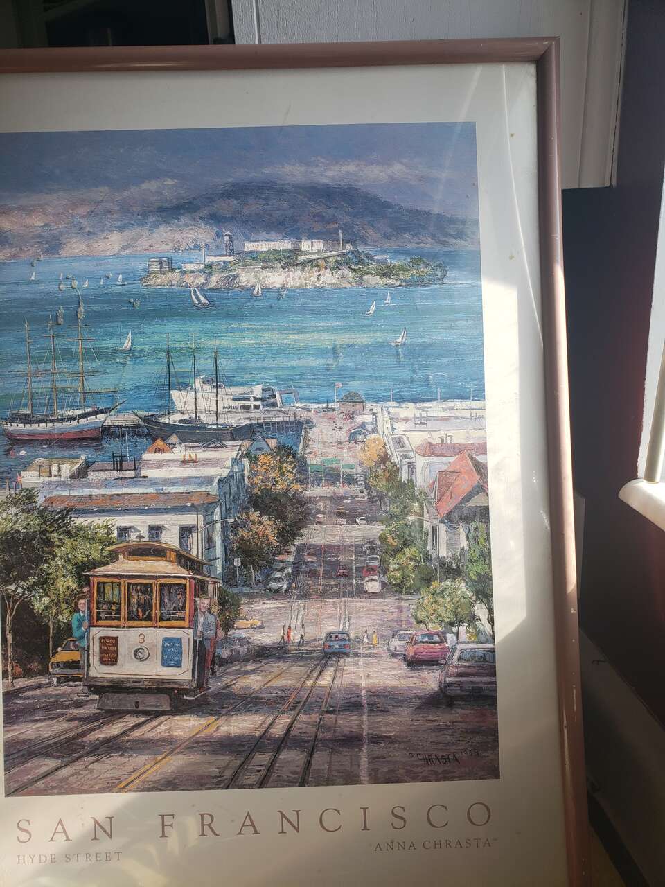 Framed Print of Hyde Street in San Francisco
