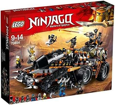Factory Sealed - LEGO NINJAGO Masters of Spinjitzu: Dieselnaut 70654 Ninja Warrior Toy and Playset