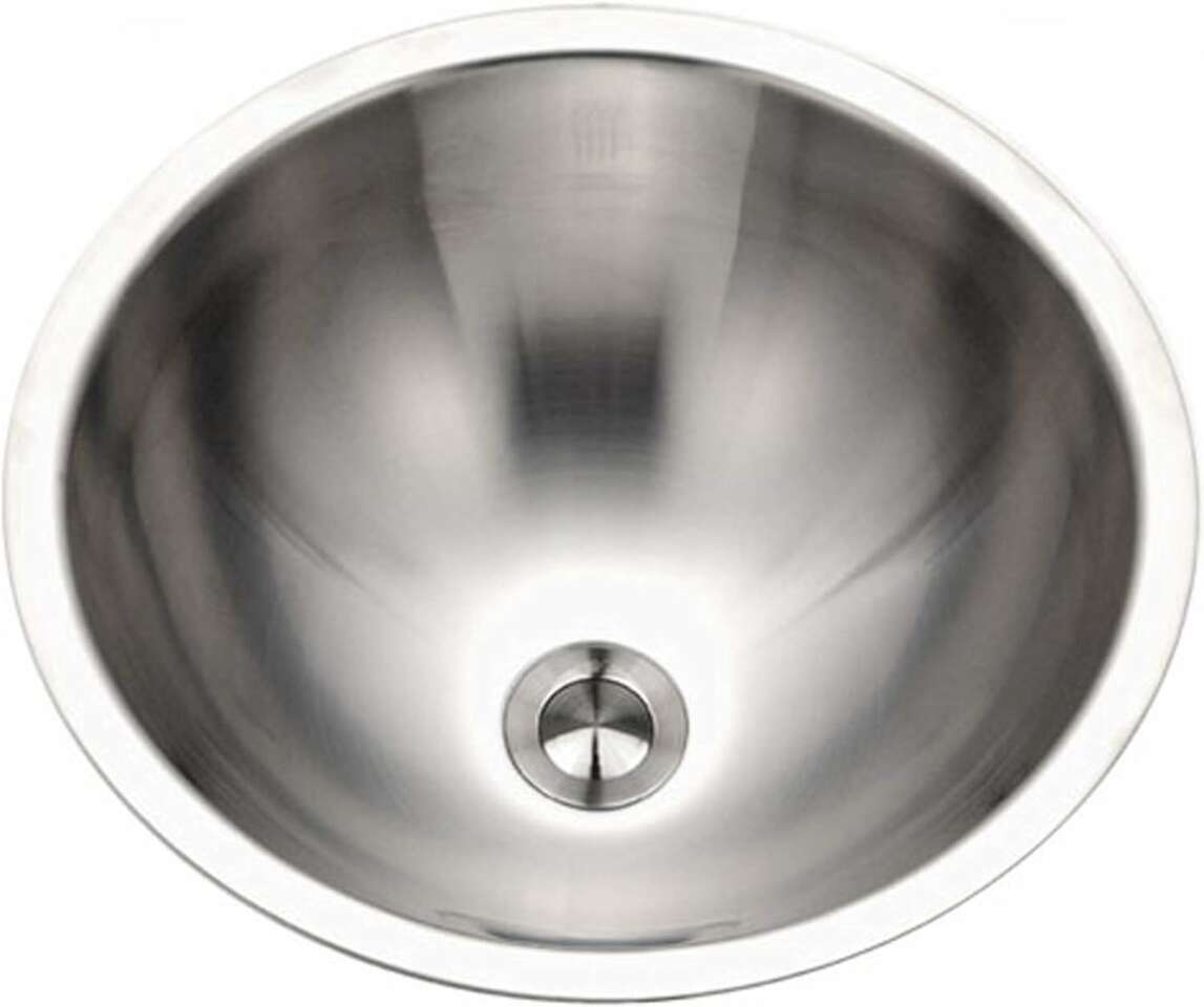 Brand New - Houzer CR-1620-1 Opus Series Conical Undermount Stainless Steel Lavatory Sink
