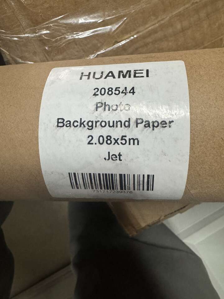 Huamei Seamless Photography Background Paper, Black