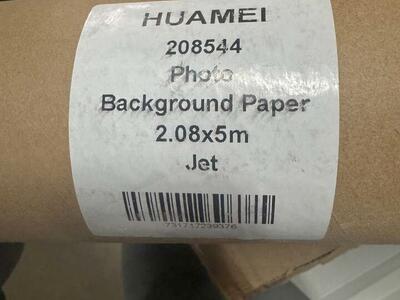 Huamei Seamless Photography Background Paper, Black