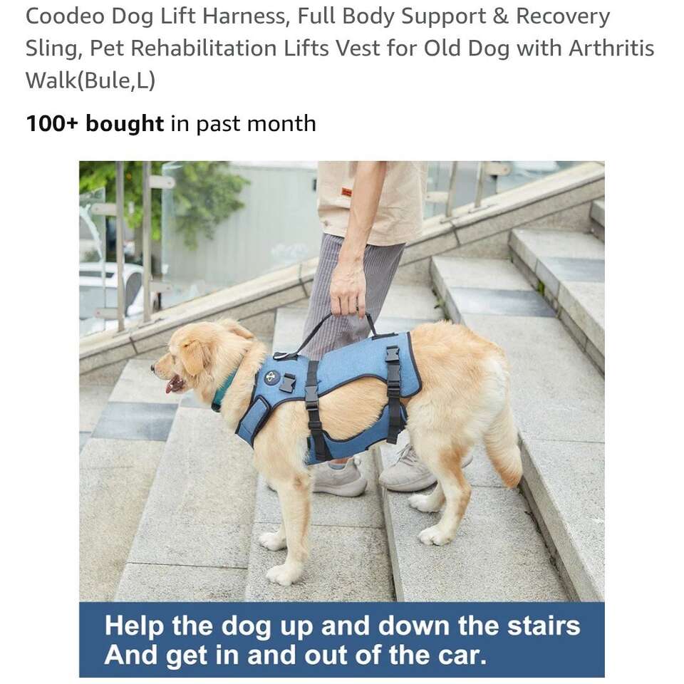 New! Dog Lifting Harness