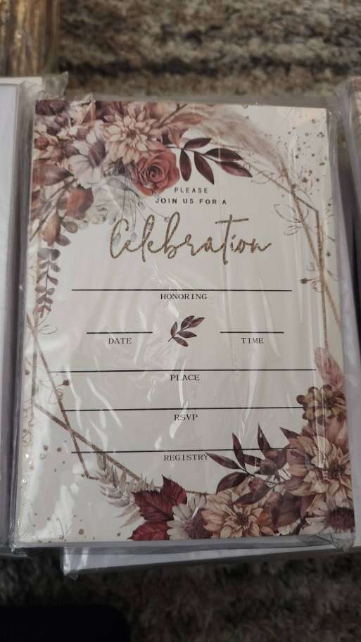 20 Pack Wedding Invites