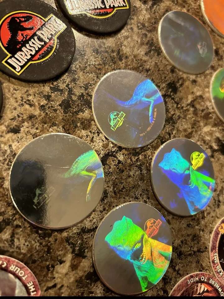 Jurassic Park Pog Set