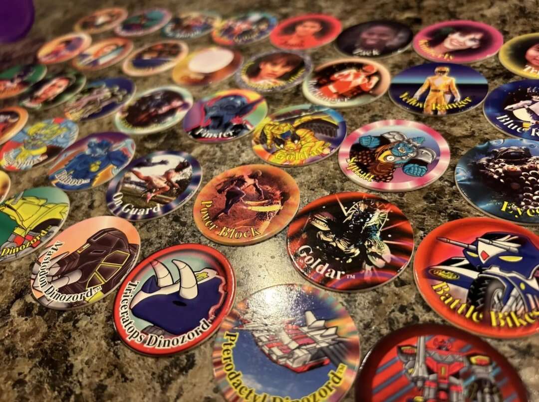 Mighty Morphin Power Rangers Pog Set