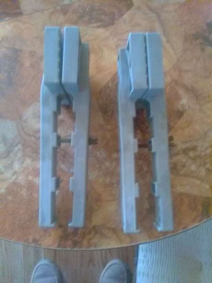 RV awning clamps