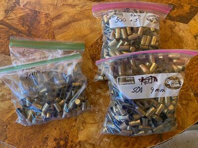 9mm casings