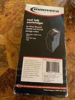 Innovera red ink cartridge