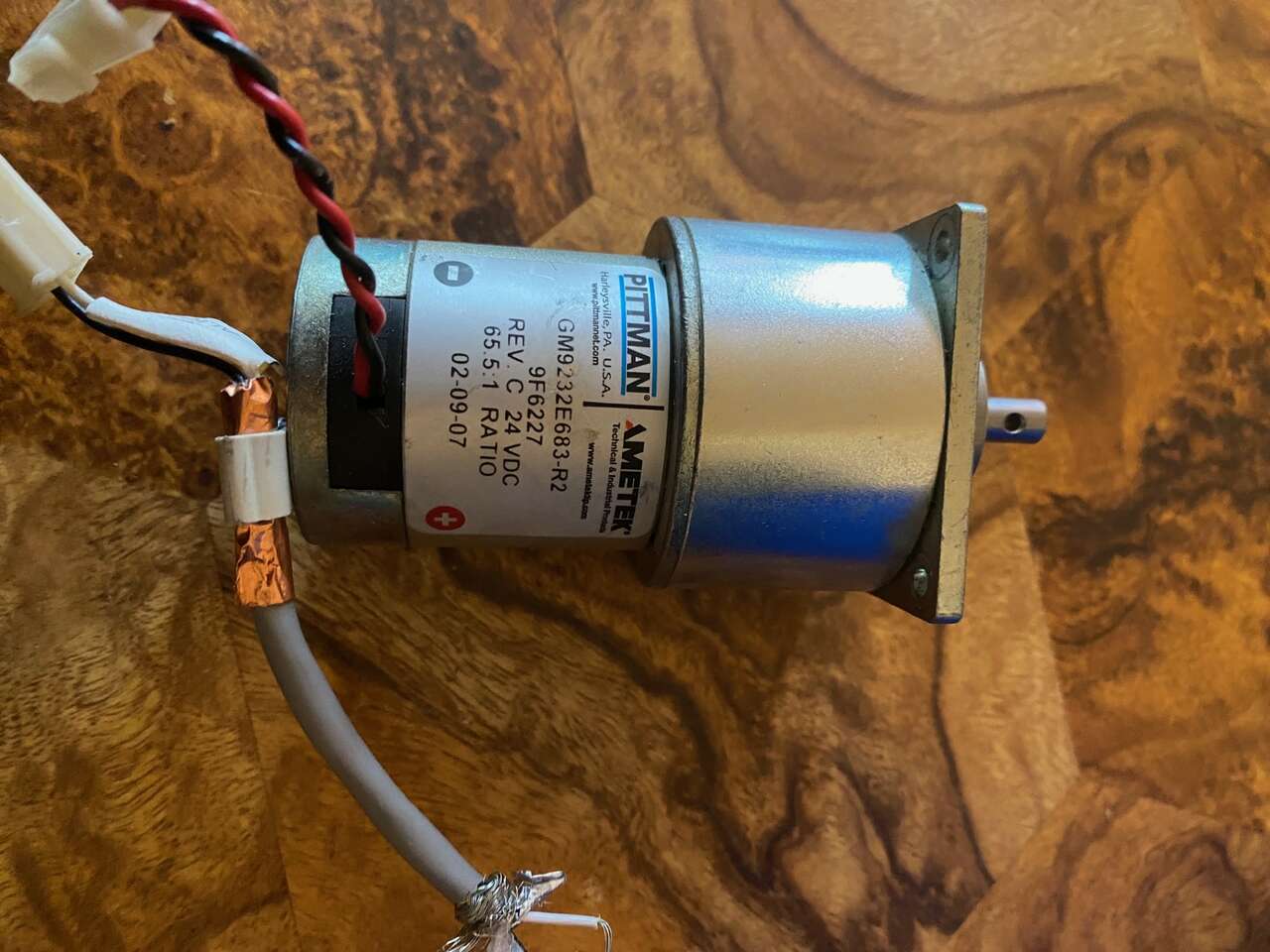 Pittman Amerek gear motor