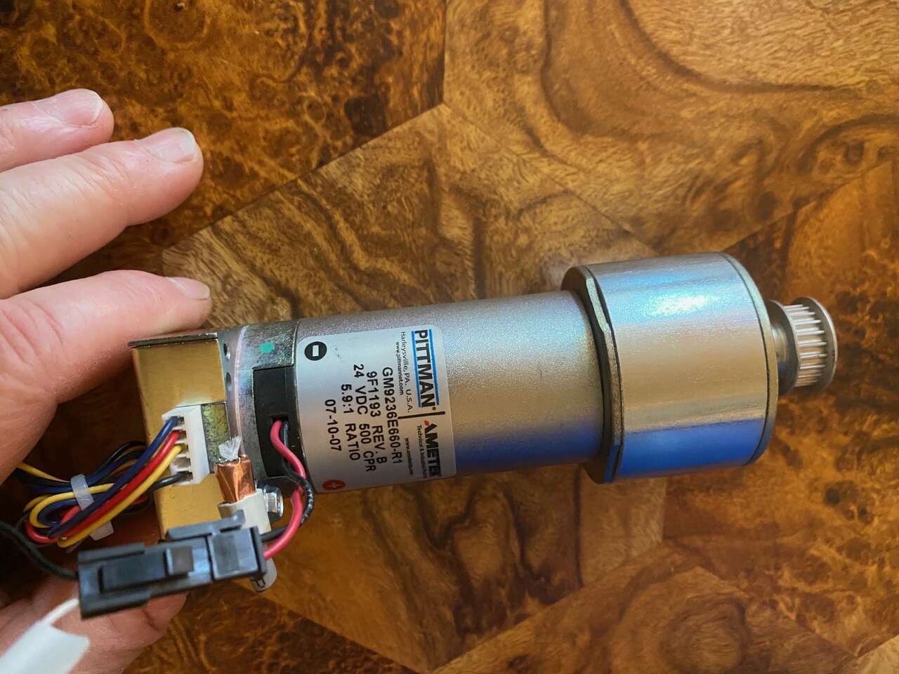 Pittman Ametek gear motor 9F1193