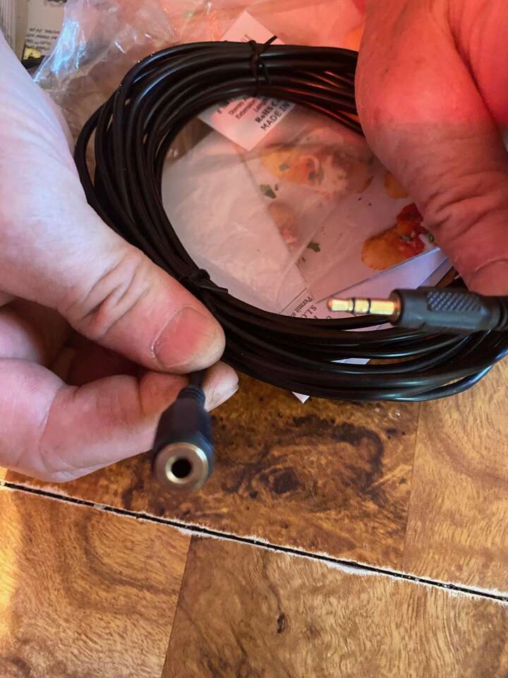 25' headphone extension cable