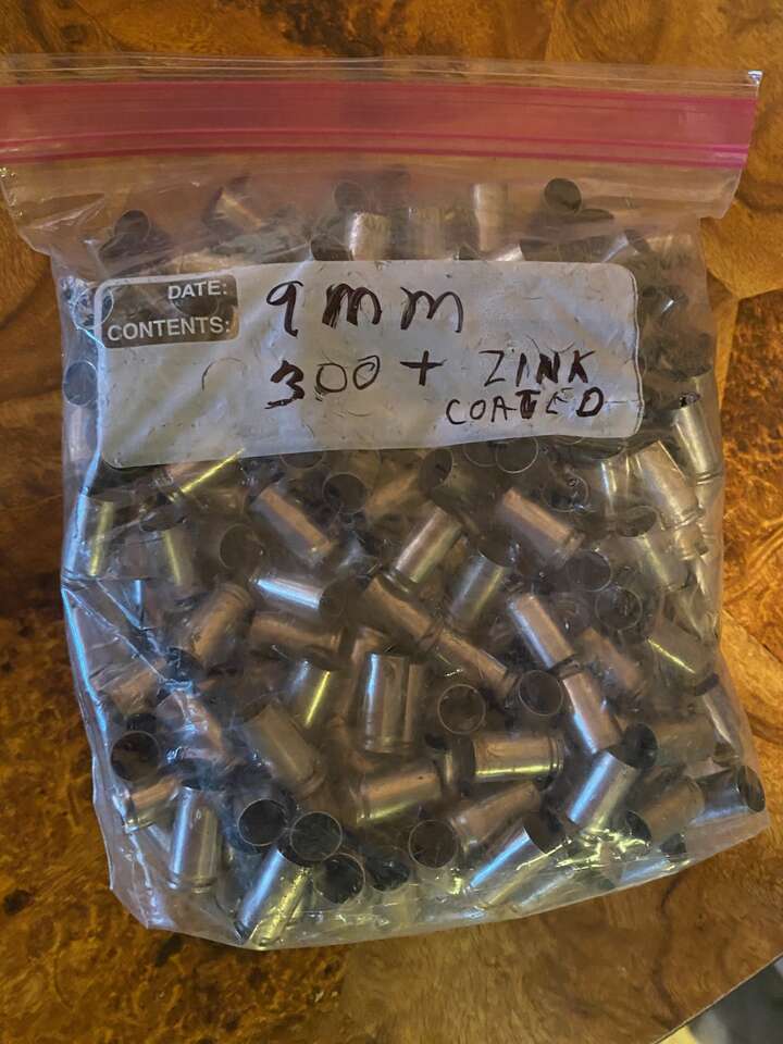 9mm zink and brass casings