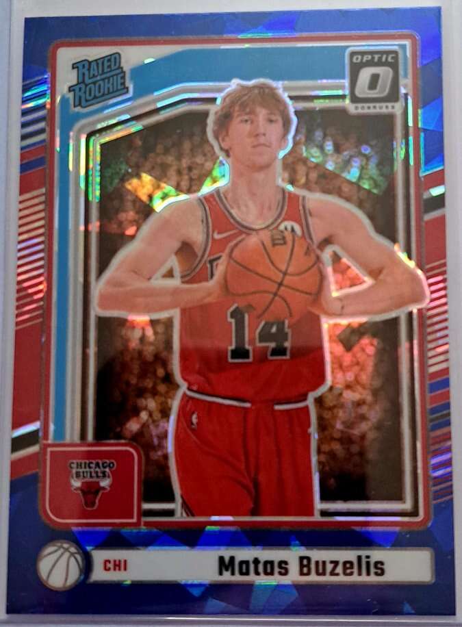 Matas Buzelis RC 2024 Panini Donruss Blue PRZM NBA