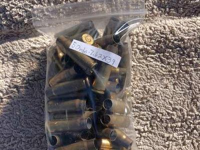 7.62x39 Reloadable Brass/ will also trade for primers