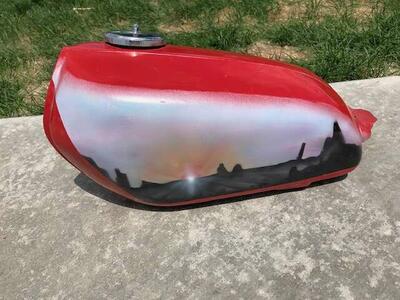 1974 OEM Honda XR75 gas tank with original cap