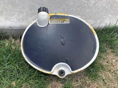 1980-82 OEM Yamaha tt250 and xt250 front number plate