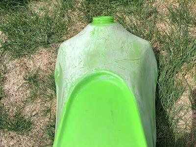 Vintage 1984 KX 250 gas tank, mounting brackets and fuel cockpit