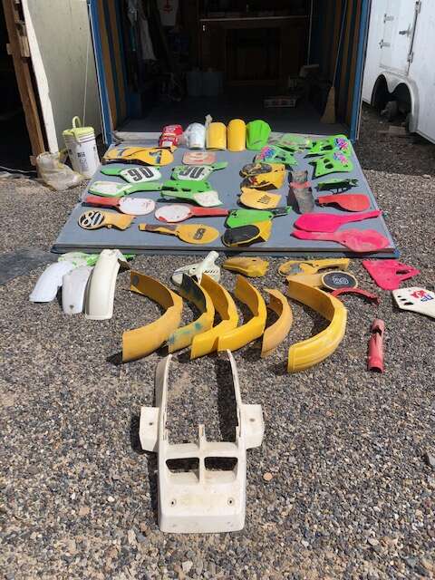 Vintage Dirt Bike OEM Parts. Read Below