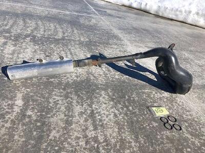 Complete Factory OEM exhaust system for 1988-2004 KX500