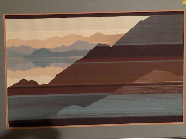 Large Limited edition vintage Painting