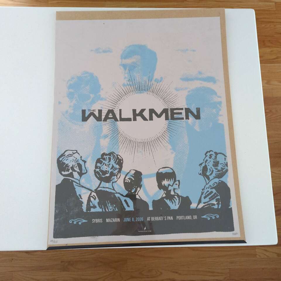 The Walkmen numbered edition poster 49/55