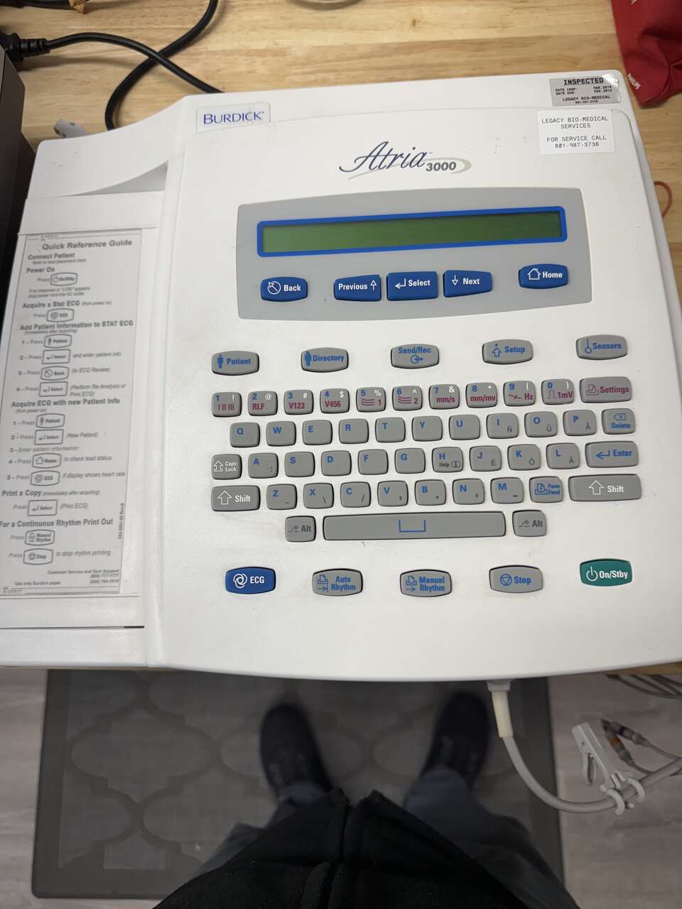 Burdick Atria 3000 ECG