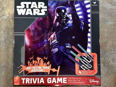 Star Wars Disney Darth Vader Trivia Board Game