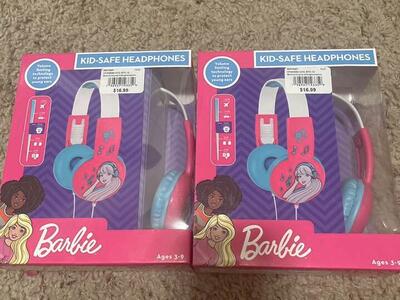 Barbie kid safe headphone
