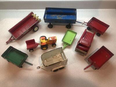 Vintage Metal Toy Equipment Lot! ERTL, Tonka, More