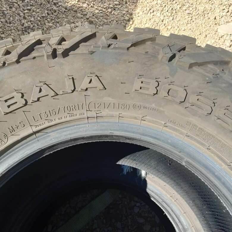 2 LT315/70R17 Mickey Thompson PowerplyXD  15/32s