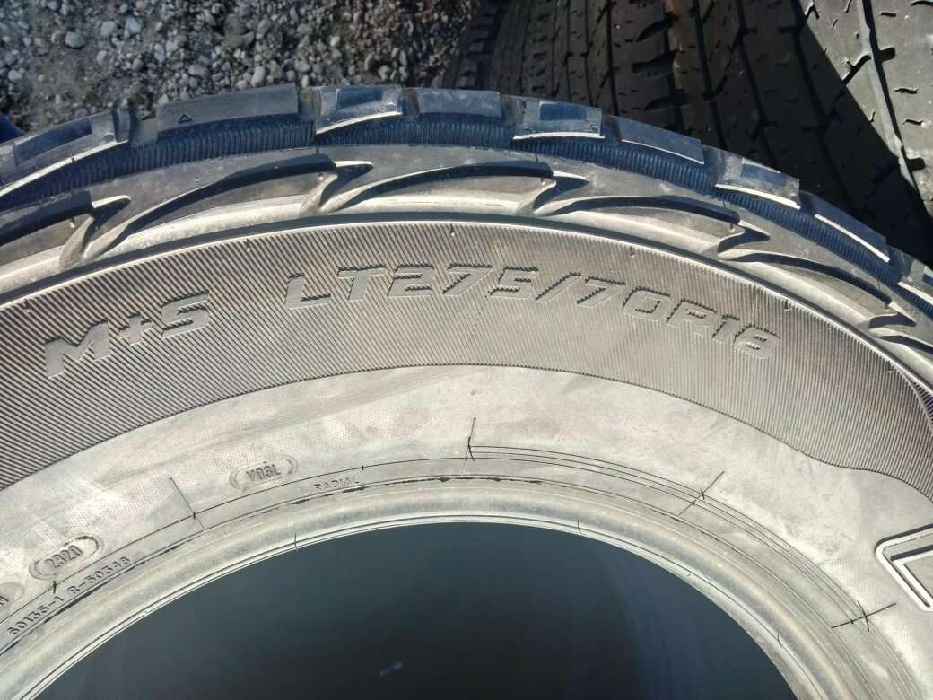 2 LT275/70R18 Cooper Discoverer ATP 2020 65% tread