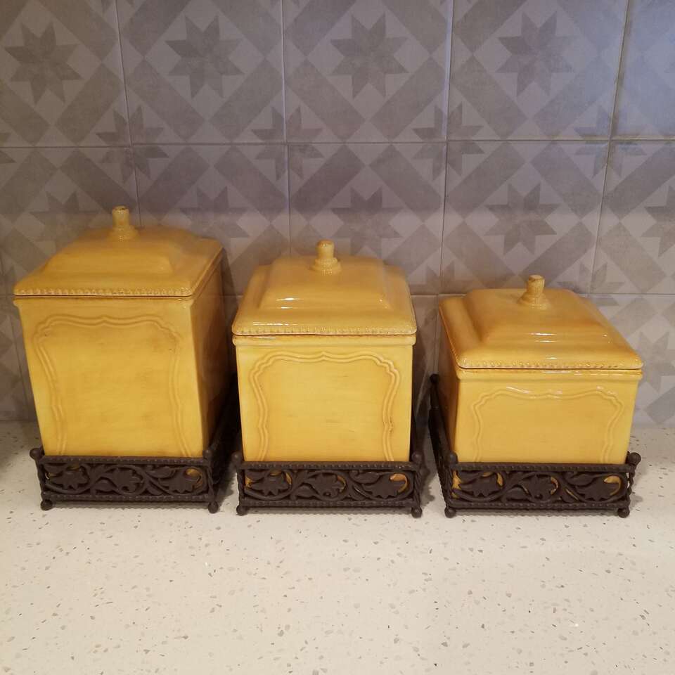 Vintage Daniel Cremieux Maison Canister Set