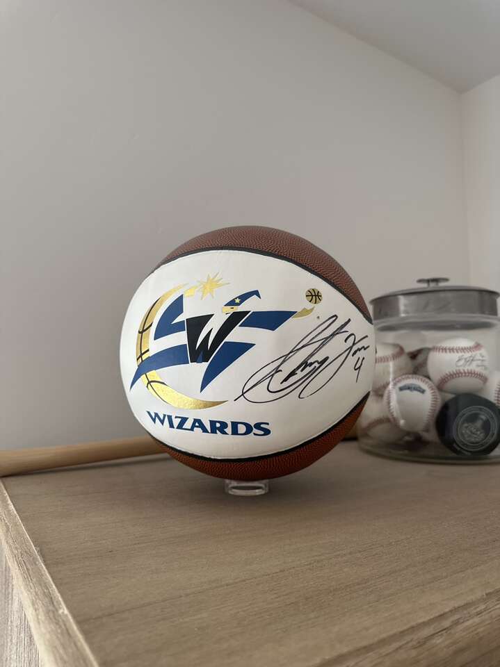 Antawn Jamison Autographed Basketball