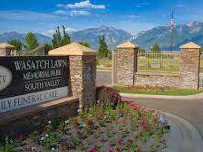 Grave plot or lot (3) at Wasatch Lawn Cemetery in Salt Lake City.