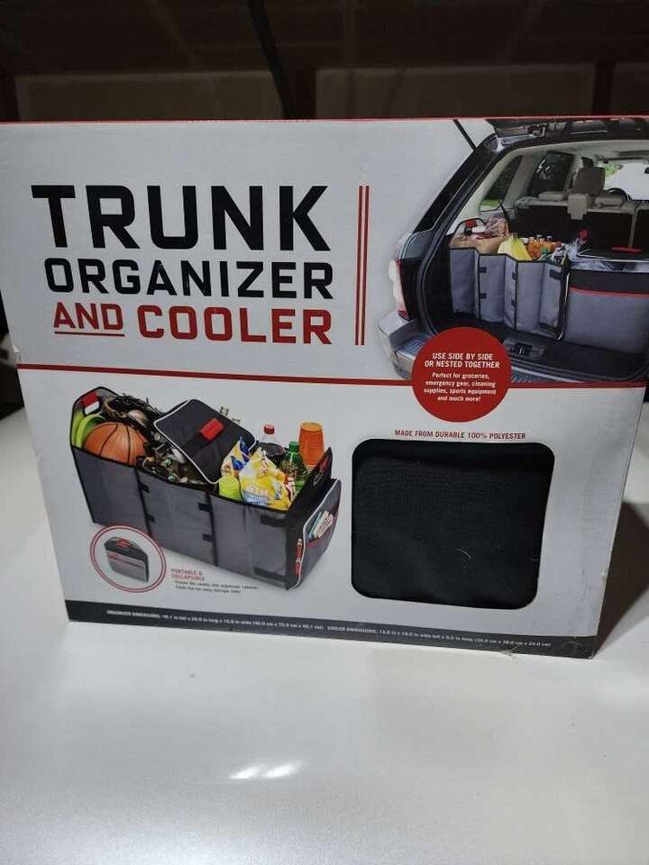 Trunk organizer and cooler