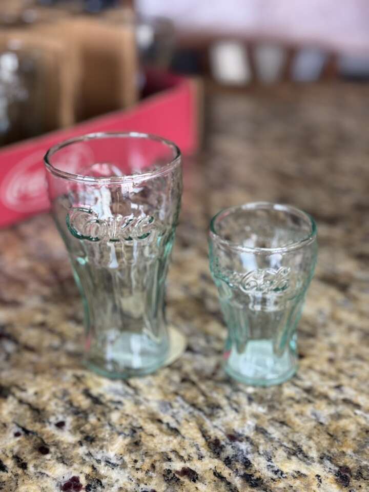 COCA COLA mini Glasses / NEW