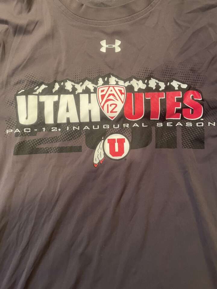 Utes PAC 12 Inaugural Season UA T Shirt Large