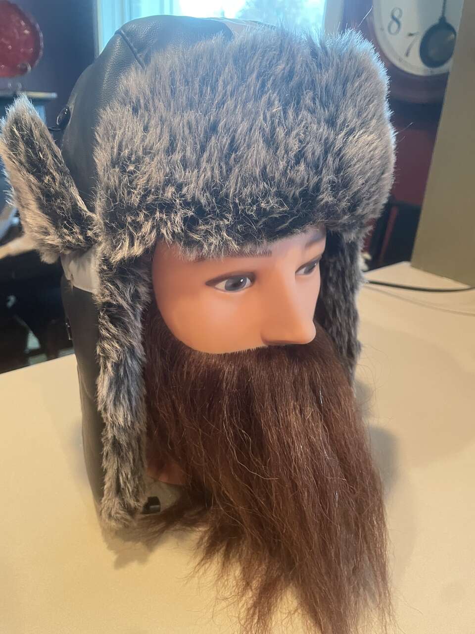 Fur Trapper Hat In Faux Fur