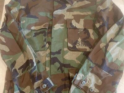 USMC Woodland Camo Jacket Small Regular