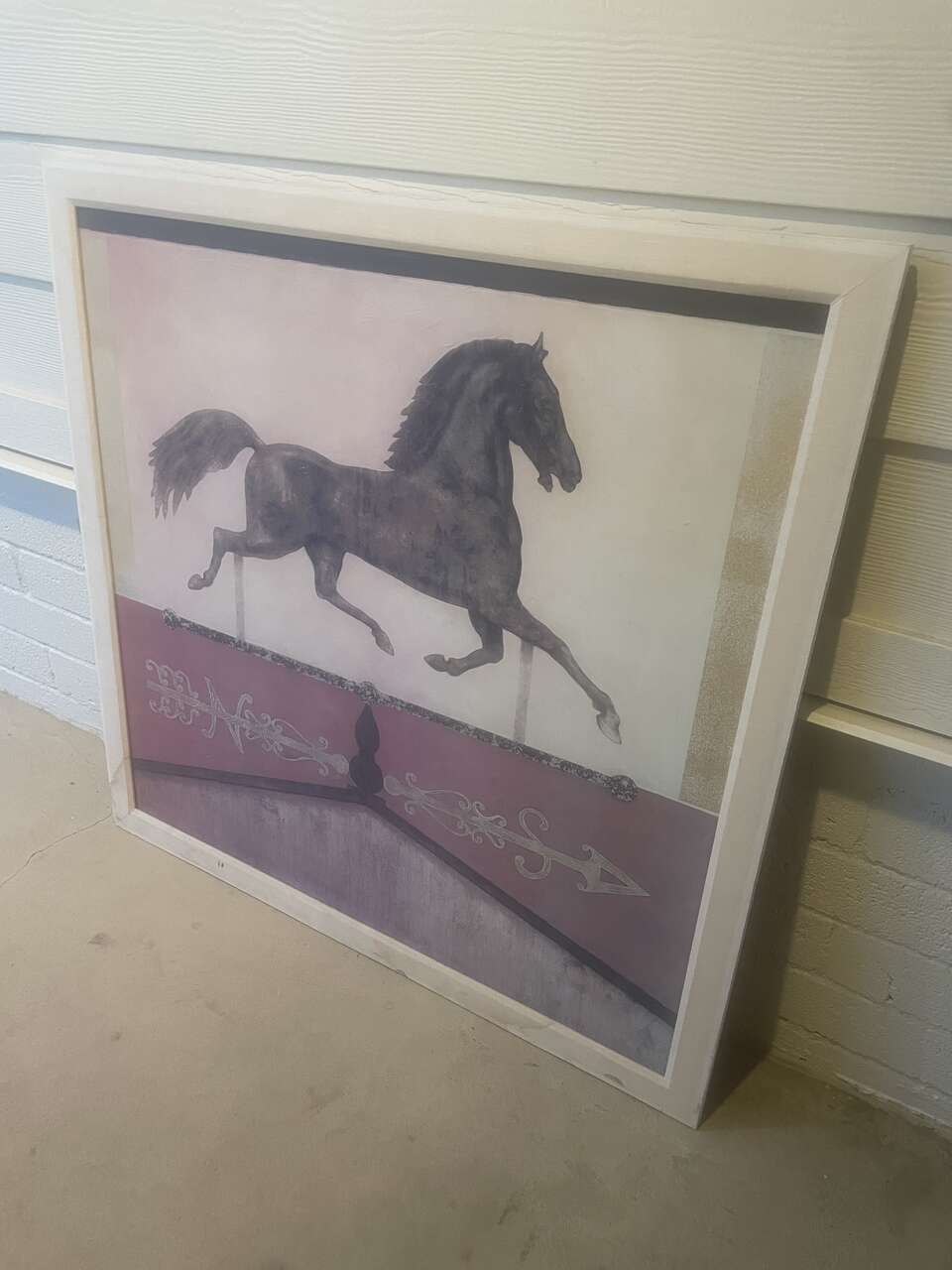 Large Horse Art 40” X 39.5”
