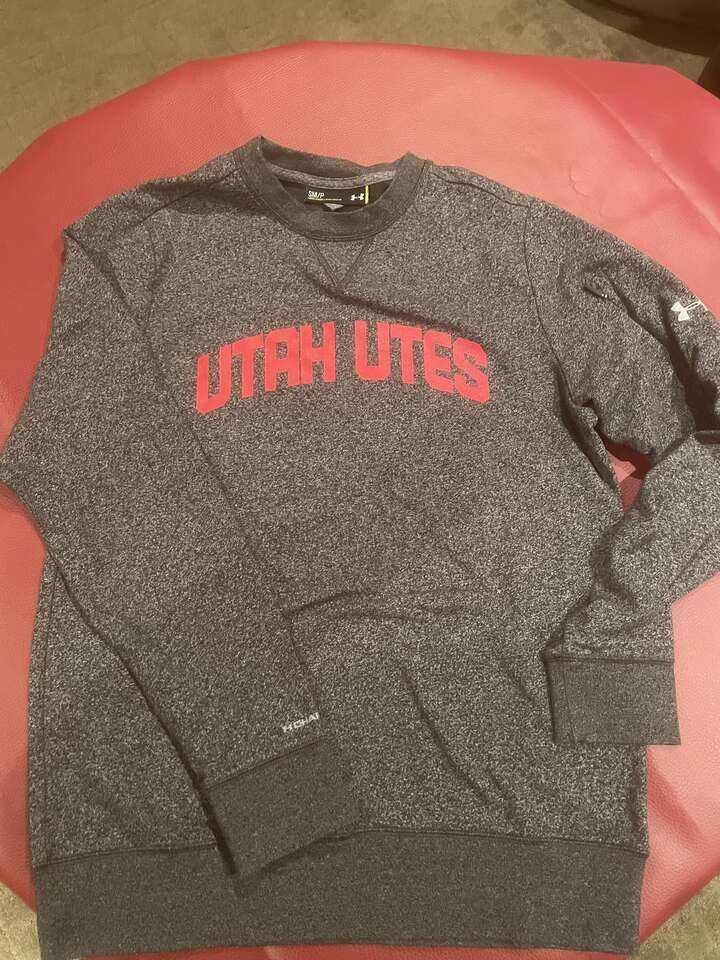 Utah Utes Sweatshirt Mens Small Loose