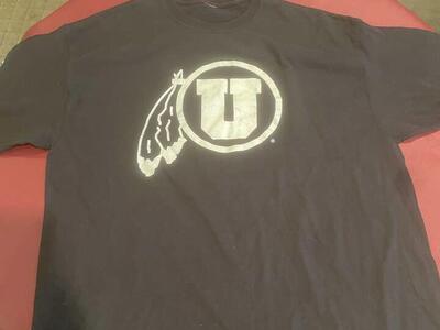 Utah Utes Black T-Shirt Large
