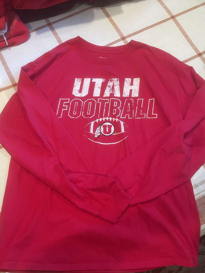 Utah Football Long Sleeve T-Shirt Large