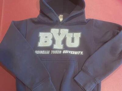BYU Hoodie Youth Small